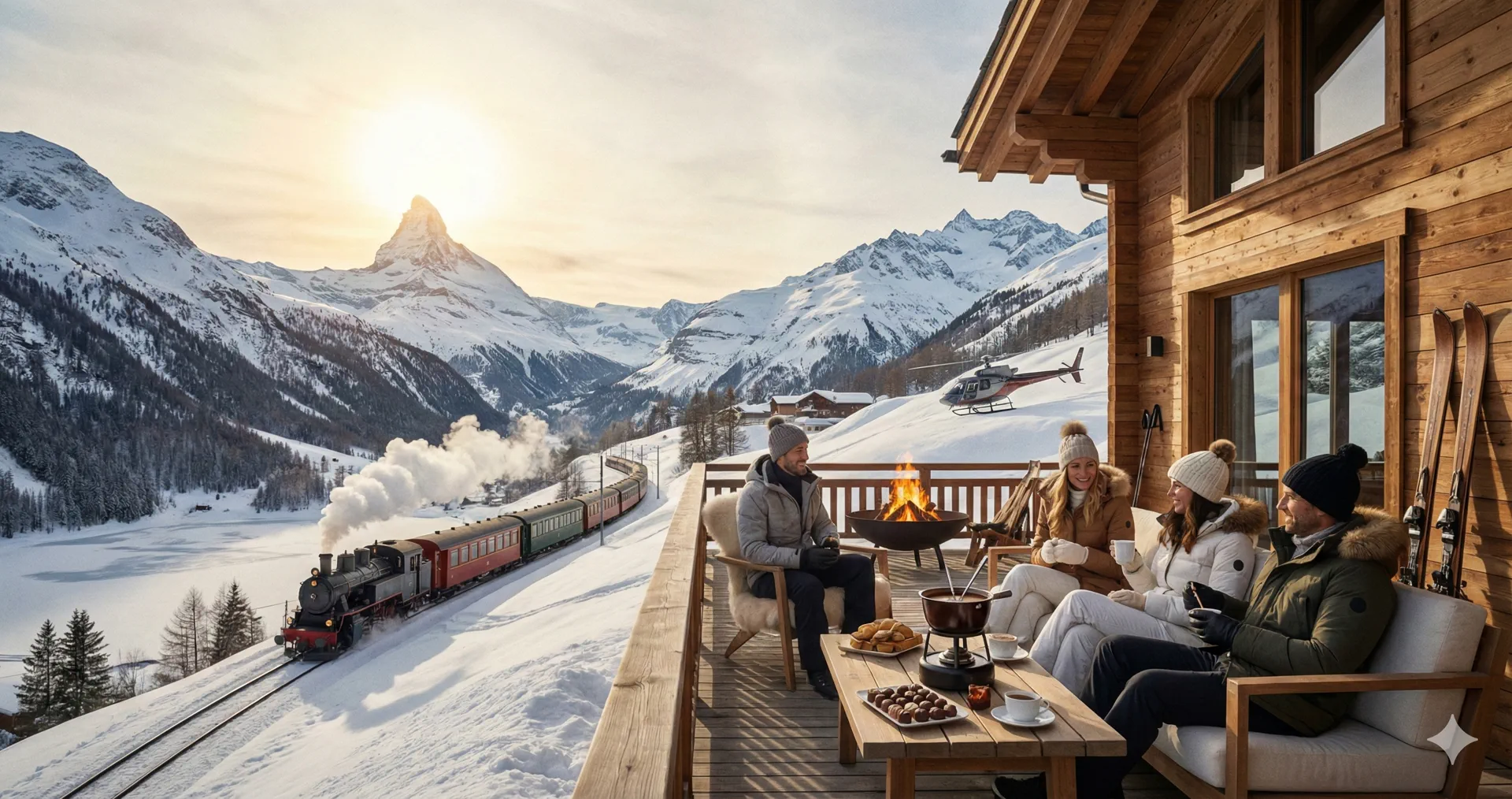 Neve, Glamour e Alta Gastronomia: O Inverno Exclusivo nos Alpes Suíços e Áustria